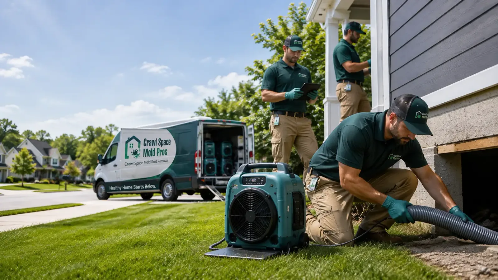 Crawl Space Mold Removal in Clifton, IL